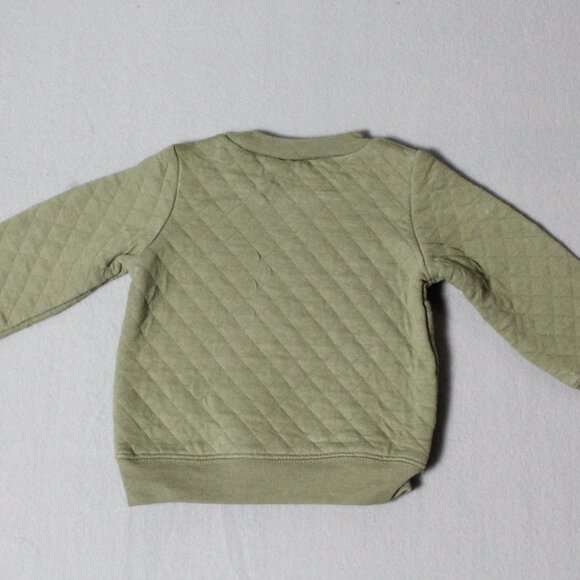 Carter’s Baby Quilted Sweatshirt | Green | 6–9 Months - Picture 2 of 4